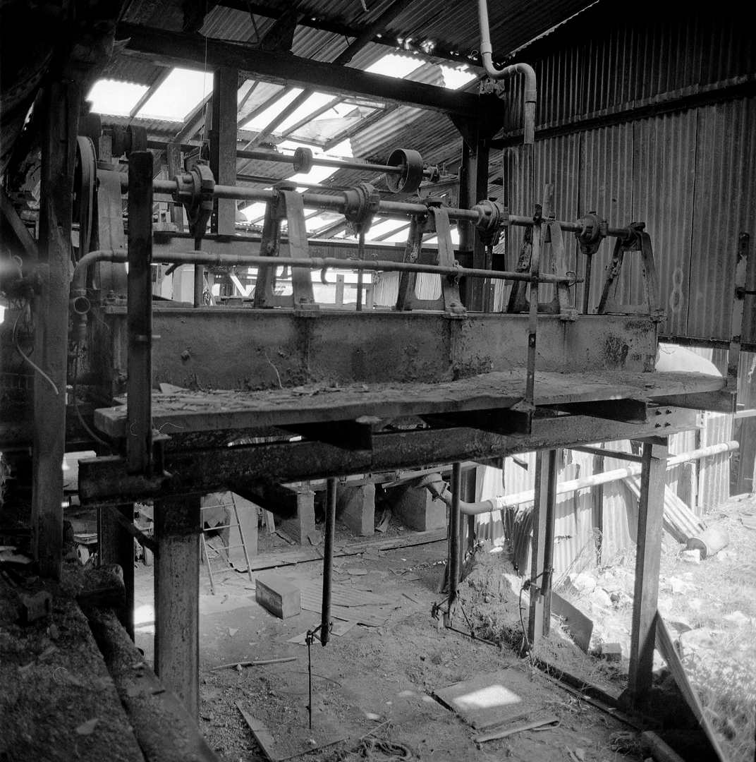 Mawstone Mine mill in May 1977